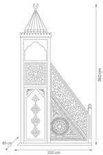 Modüler Cami Mimberi - 5 Basamaklı Profesyonel Tasarım